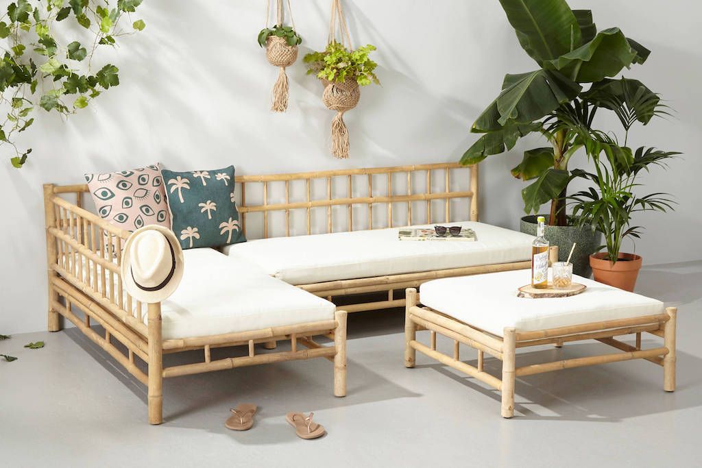 Bộ bàn ghế sofa mây tre