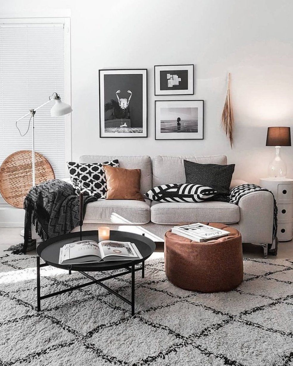 Thảm sofa phong cách Nordic