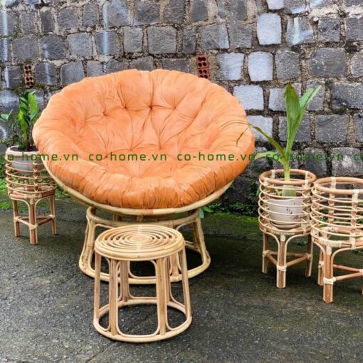 Ghế mây thư giãn Papasan