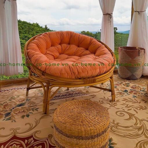 Ghế mây thư giãn Papasan