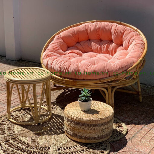 Ghế mây thư giãn Papasan