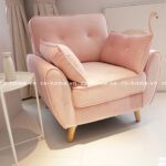 Ghế sofa đơn da hồng PA0102-006