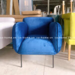 Ghế sofa đơn nhung xanh PA0102-016