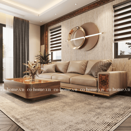 Sofa gỗ óc chó