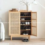 Tủ giày mây tre đan