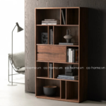 Kệ sách đứng gỗ sồi