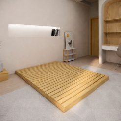 Giường gỗ tự nhiên giá rẻ M09