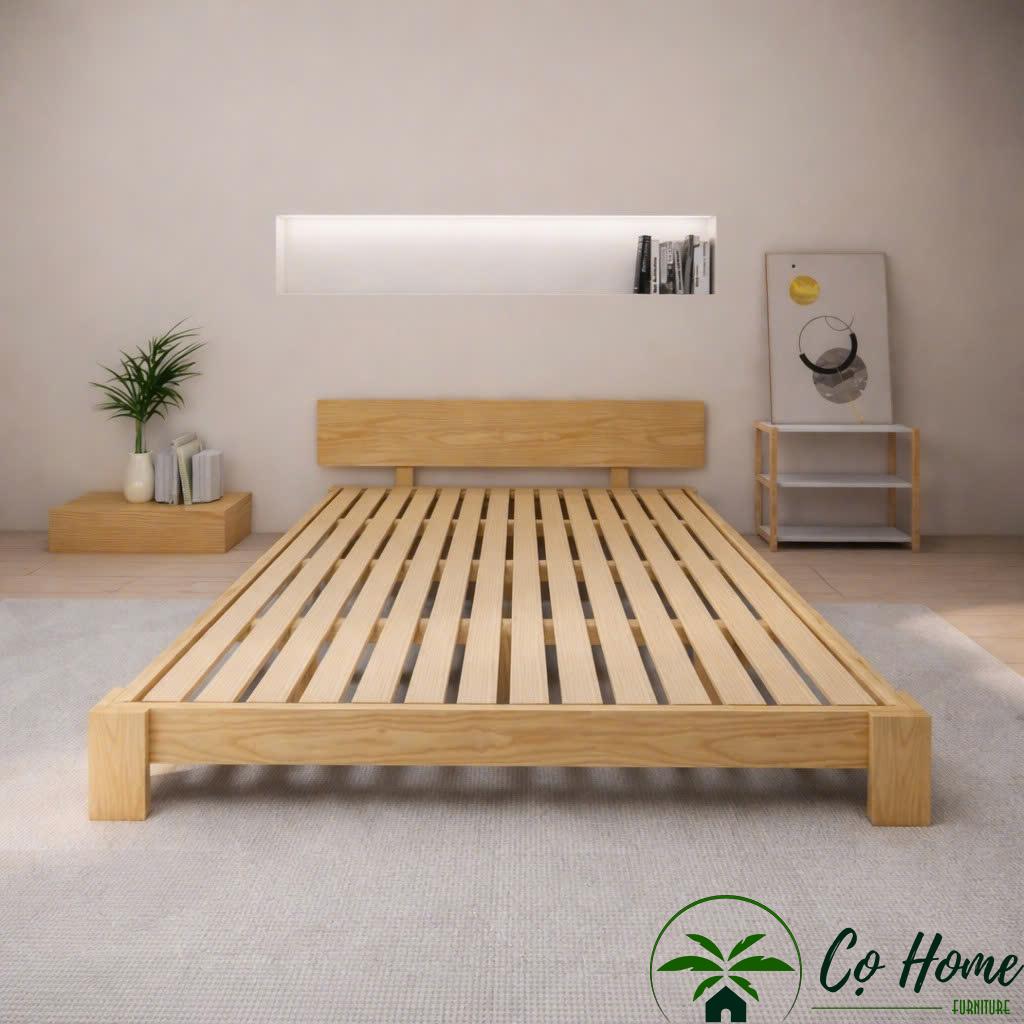 Giường gỗ tự nhiên giá rẻ M05 1