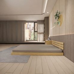 giường gỗ tự nhiên vs giường gỗ công nghiêp